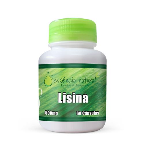 Lisina 500mg 60 Cápsulas
